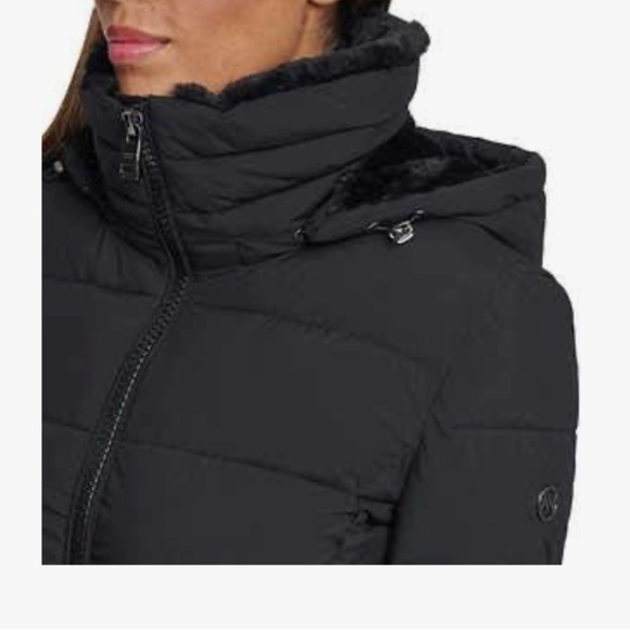 Andrew Marc black quilted parka jacket. Women’s size XXL - Picture 4 of 16